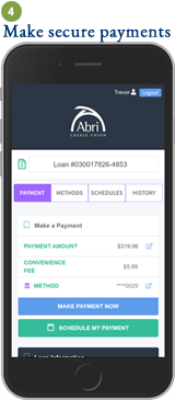 Step 4: make secure payments